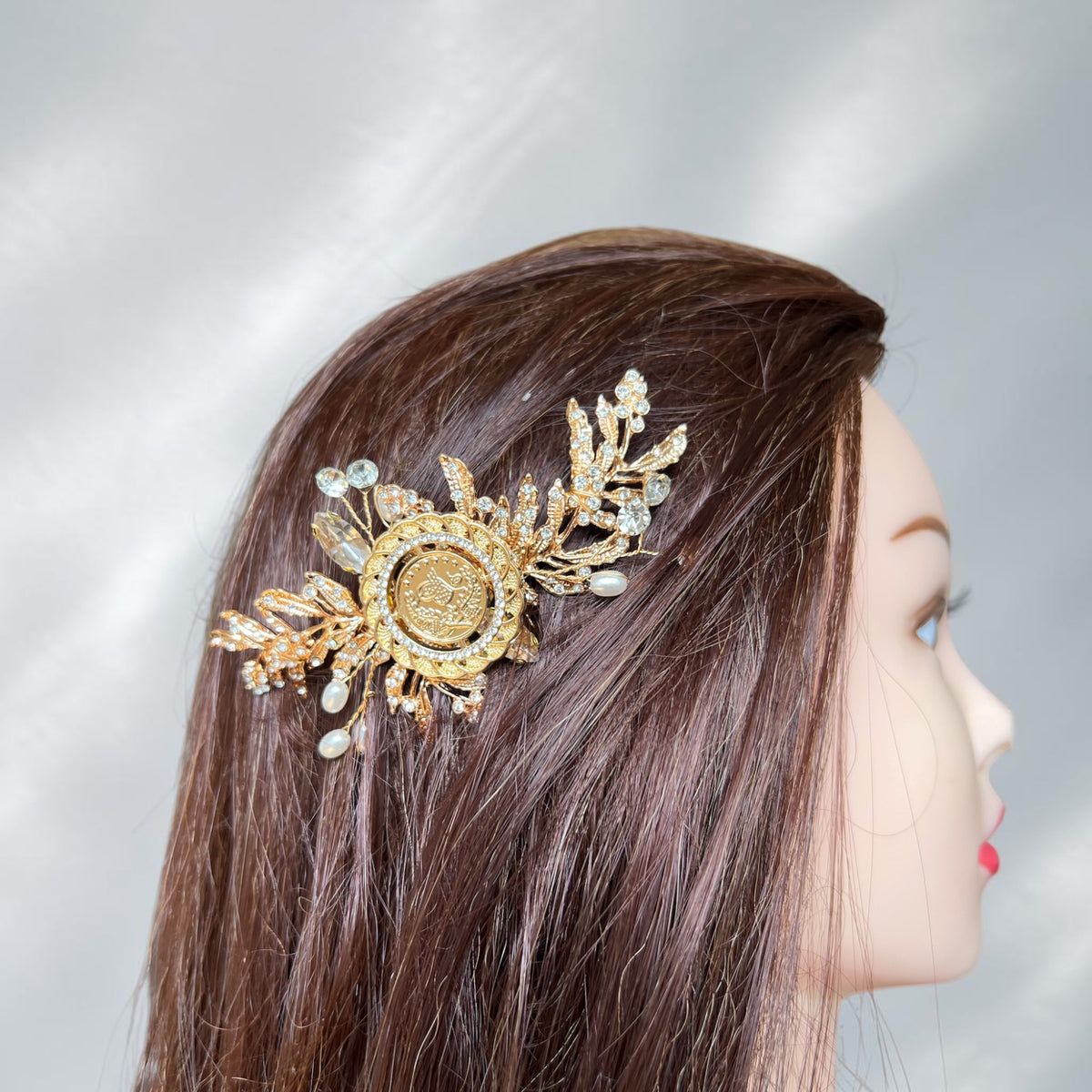 Surda one coin hairpiece comb
