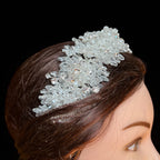 Hiribya Zircon Stone And Crystal Beaded Headpiece