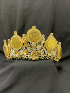 Suba luxurious Gold/Honey Coins Crown
