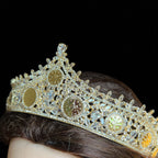Malha mini coins Gold and crystal crown