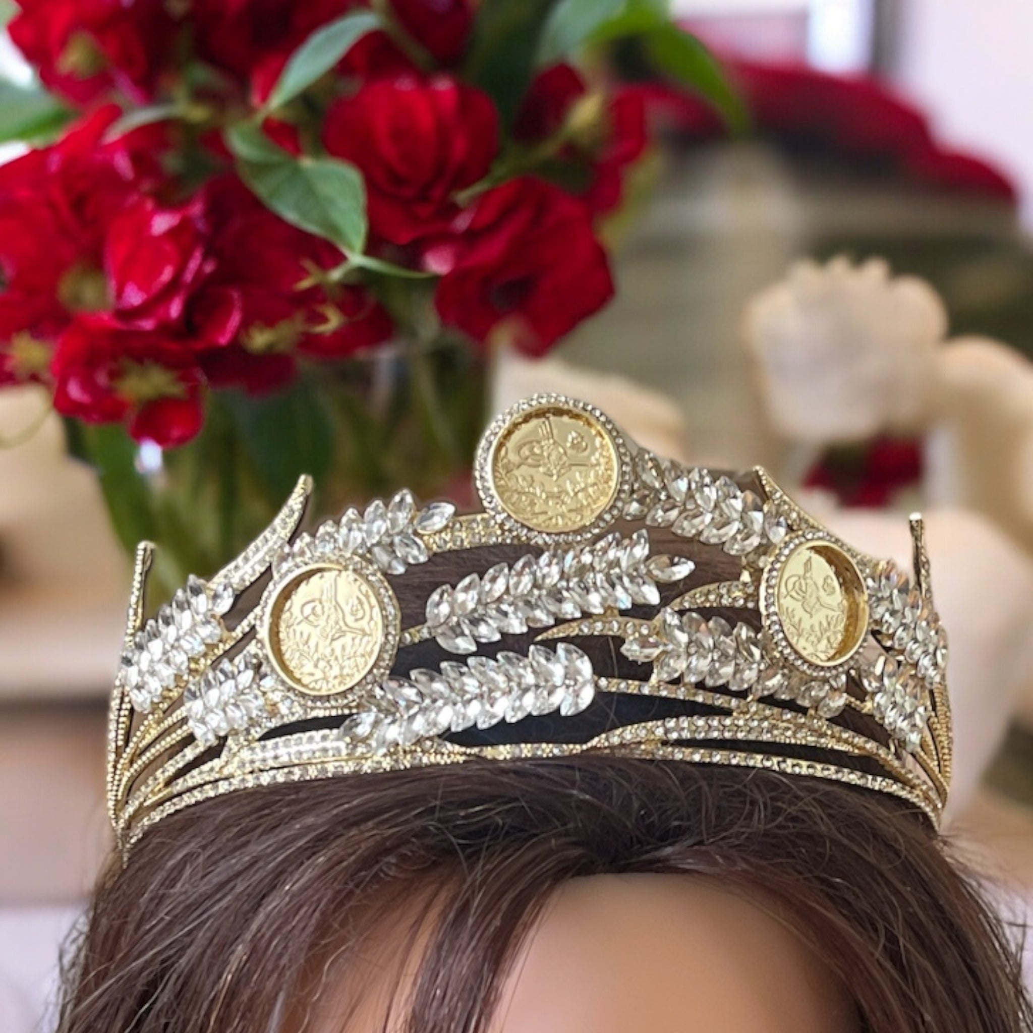 Ramle Wheat spikes and coins tiara