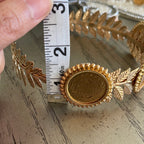 Al-Qastal Big lira Gold headband