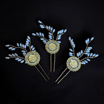 Ramallah three pearls pins