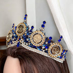 Dheisheh II Blue and Gold crown