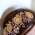 Surif II five coins purple headpiece