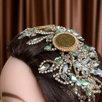 Yafa. Three Gold and Pistachio Green coin