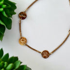 Sabr ~Shukor~ Tawakul 18K Pleated Gold Bracelet