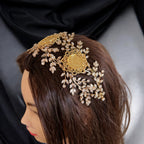 Nablus II wide three coins headband
