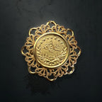 Bessan coin Brooch