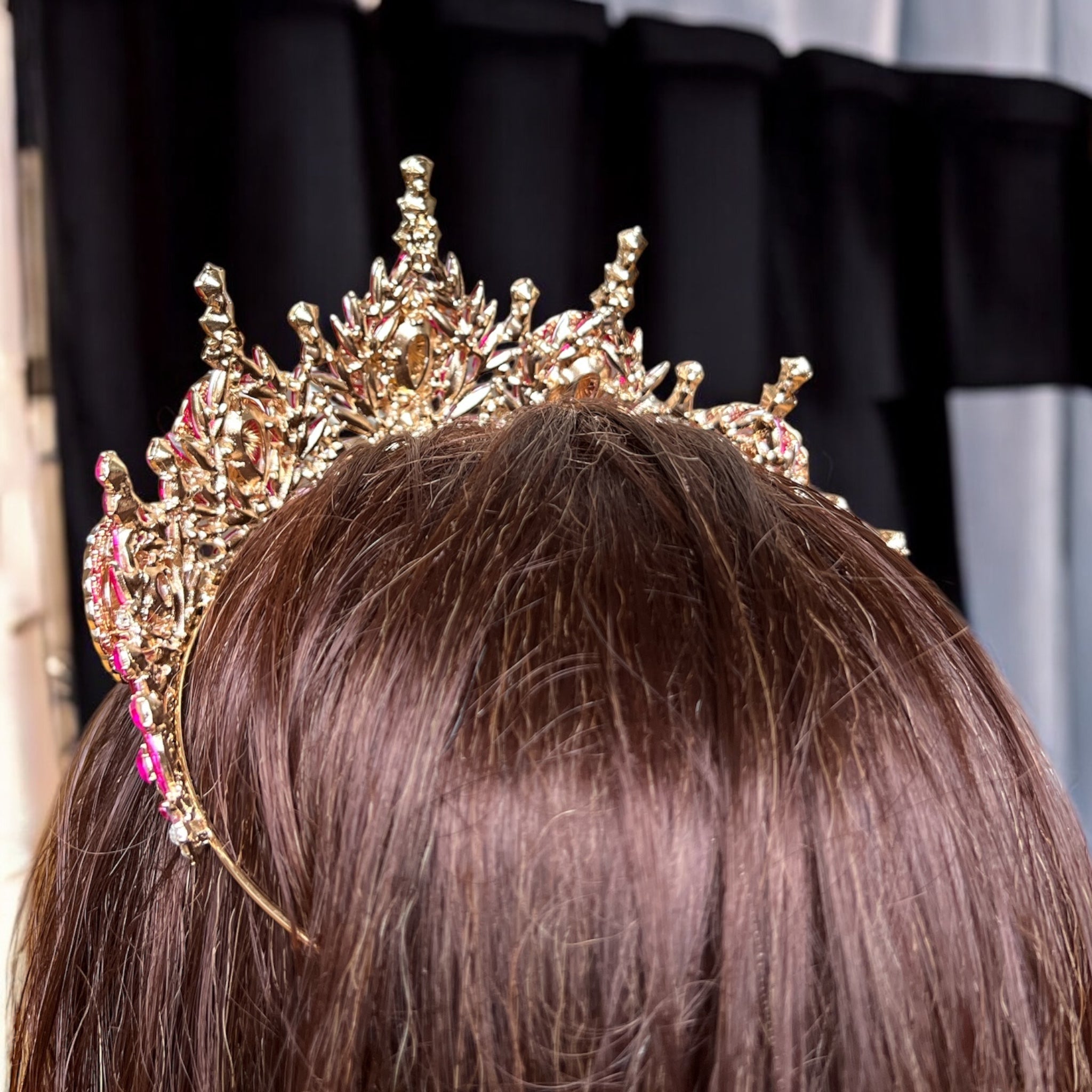 Dheisheh II Pink and Gold crown