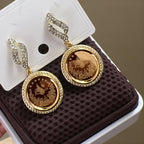 Western Buqei'a coin earrings