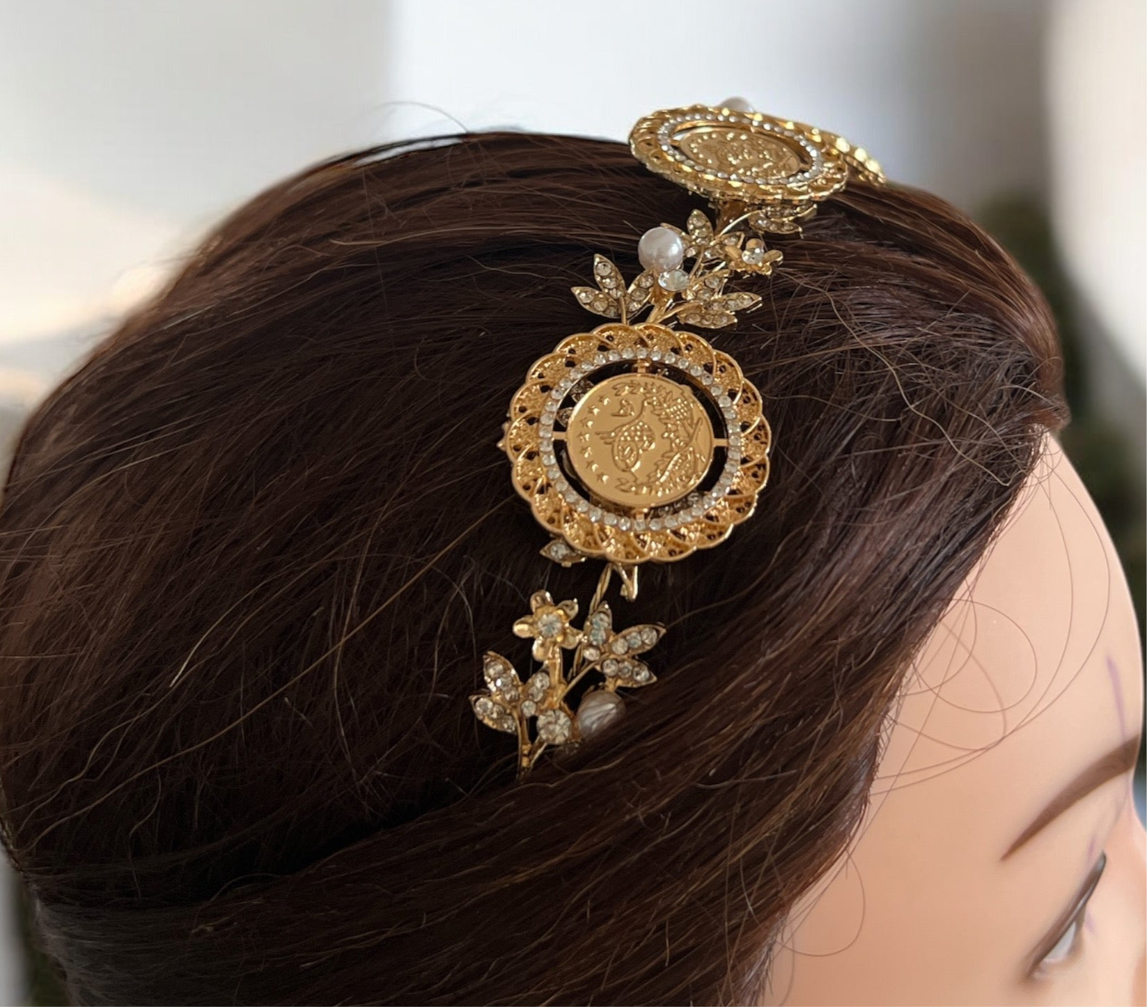 Beitillu three coins Gold Headpiece