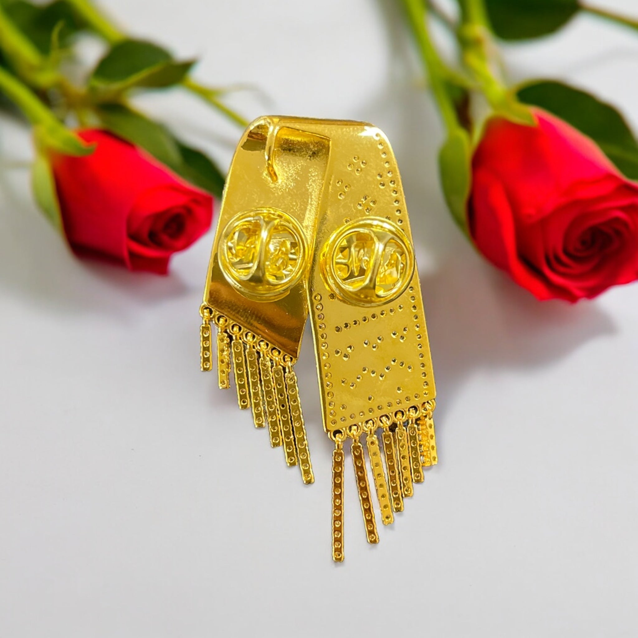 Kufya And Palestinian Flag Brooch