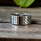 Ali Stainless steel Palestine kufya Ring