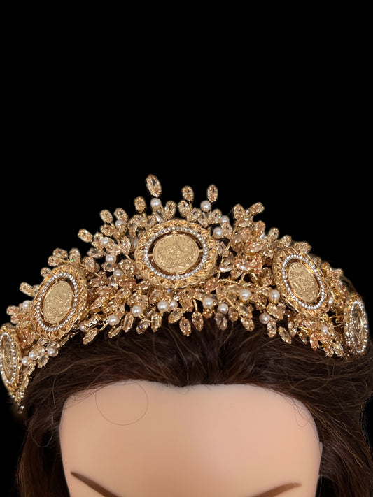 Al-Kabri III five coins gold headpiece