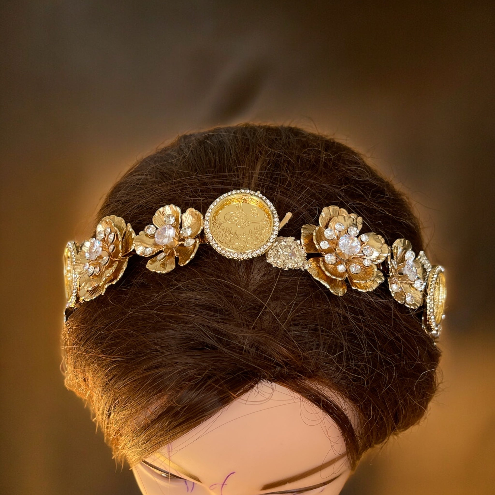 Shefa-Amr Gold - coins headband