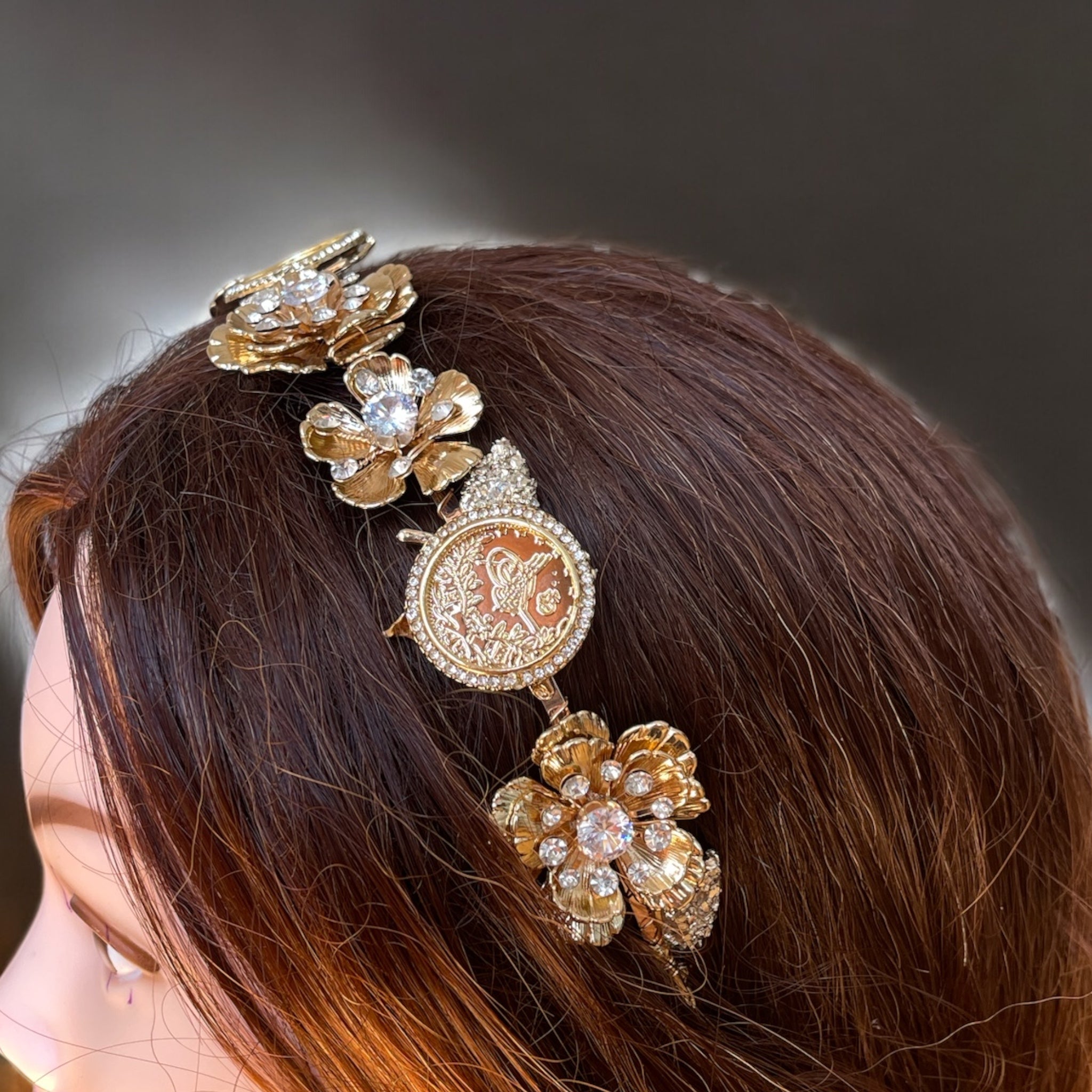 Shefa-Amr Gold - coins headband