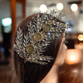 Rafah Headpiece with liras luxury Quality Rafah Headpiece liras