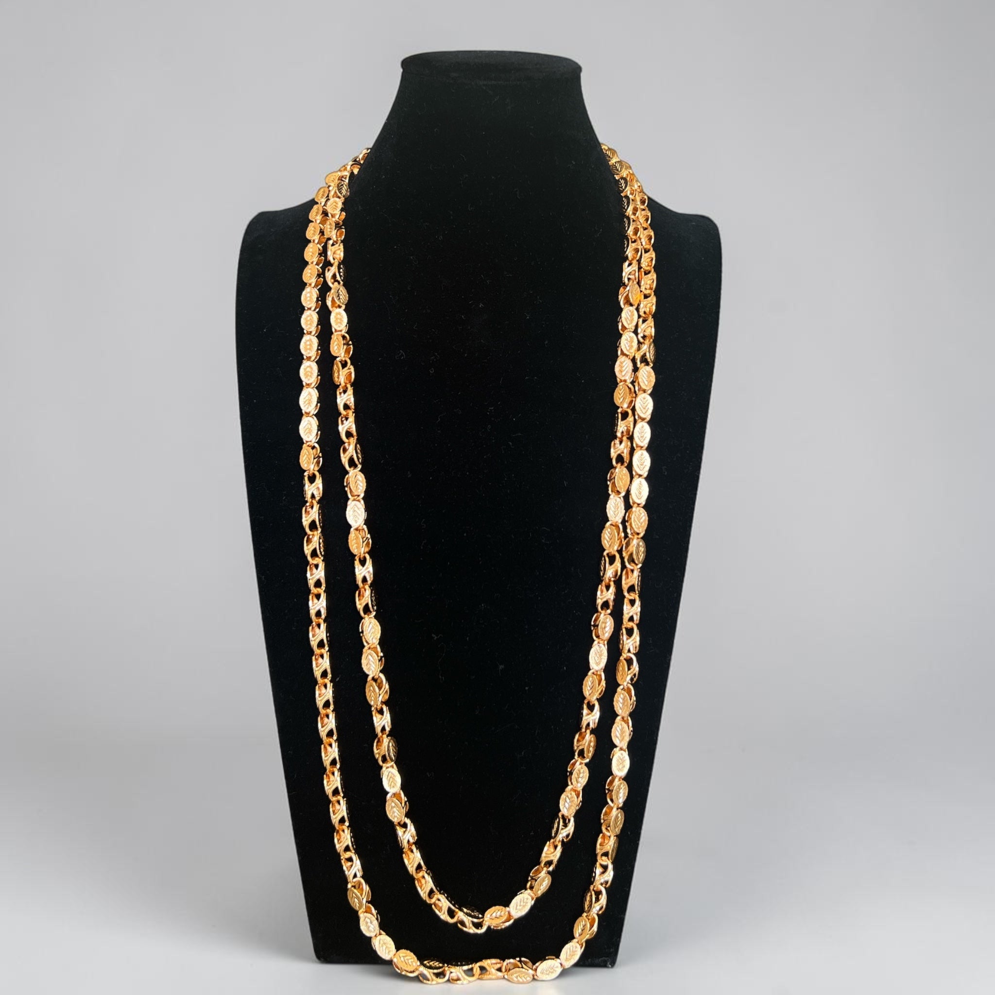 Yata 21K Pleated Gold big beads Zarad