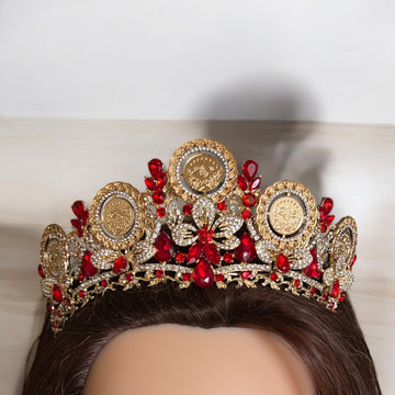 Kafr Thulth Red and Gold Luxury Crown