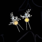 Arab Zubeid Two Pcs silver and gold hairpin