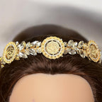 Dayr Tarif II Gold three coin headband