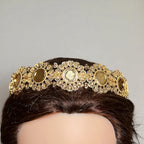 Yibna Gold Coin headband
