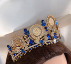 Deir Dibwan II five coins blue and gold crown