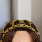 Biddya Gold Headpiece maang