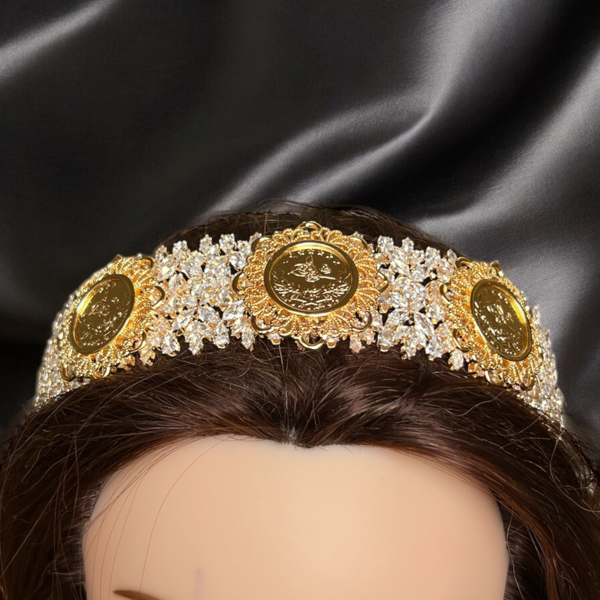 Palestine three coins headband
