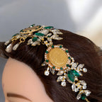 Bayt Hanina II Green and Gold headpiece