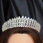 Sanjl Zircon Stone Bridal Crown