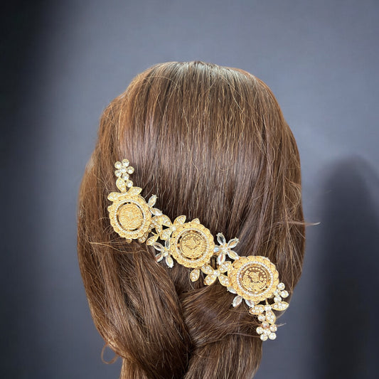 Beit Sahour Gold coin comb hair piece