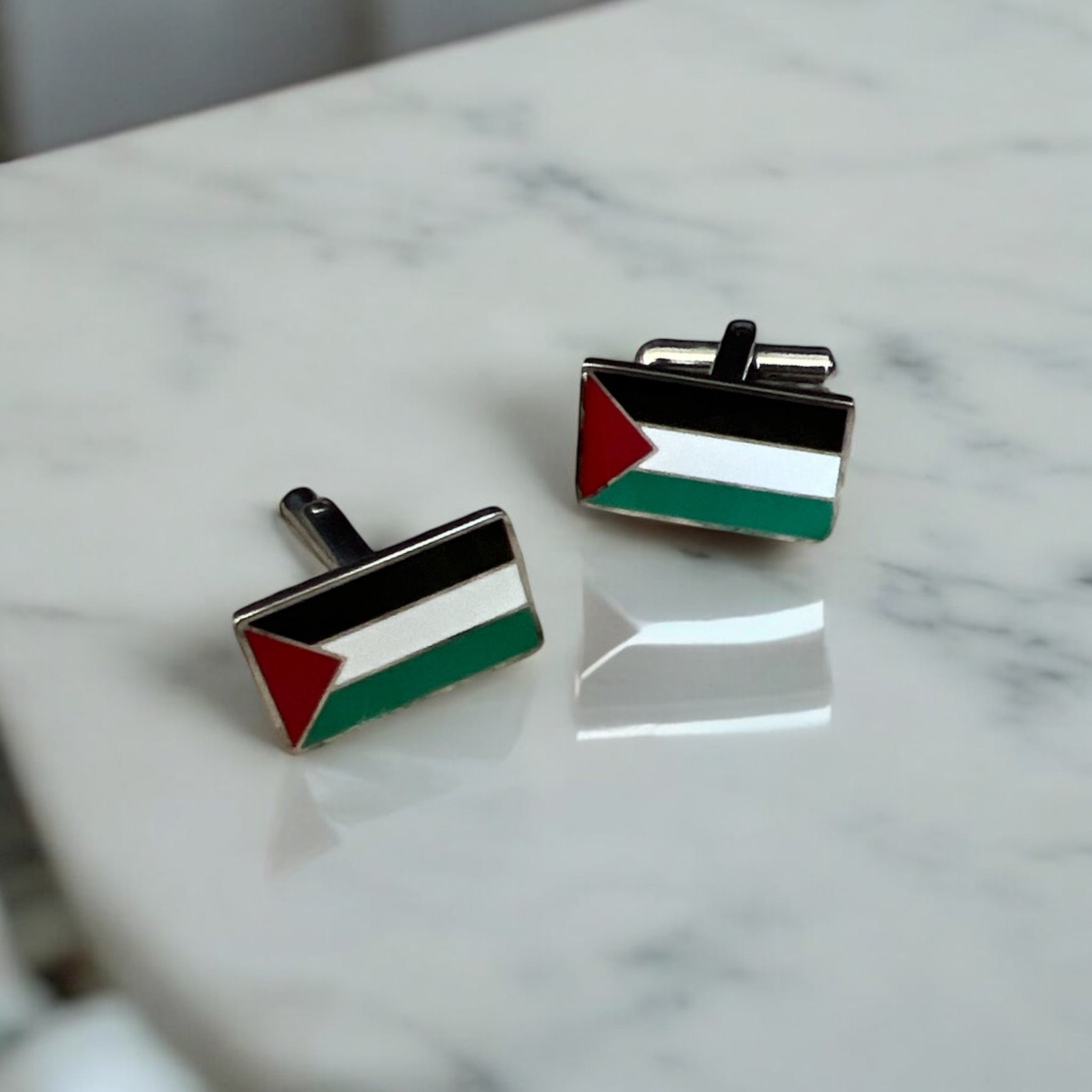 Dayr Yasin Palestine Flag cufflinks