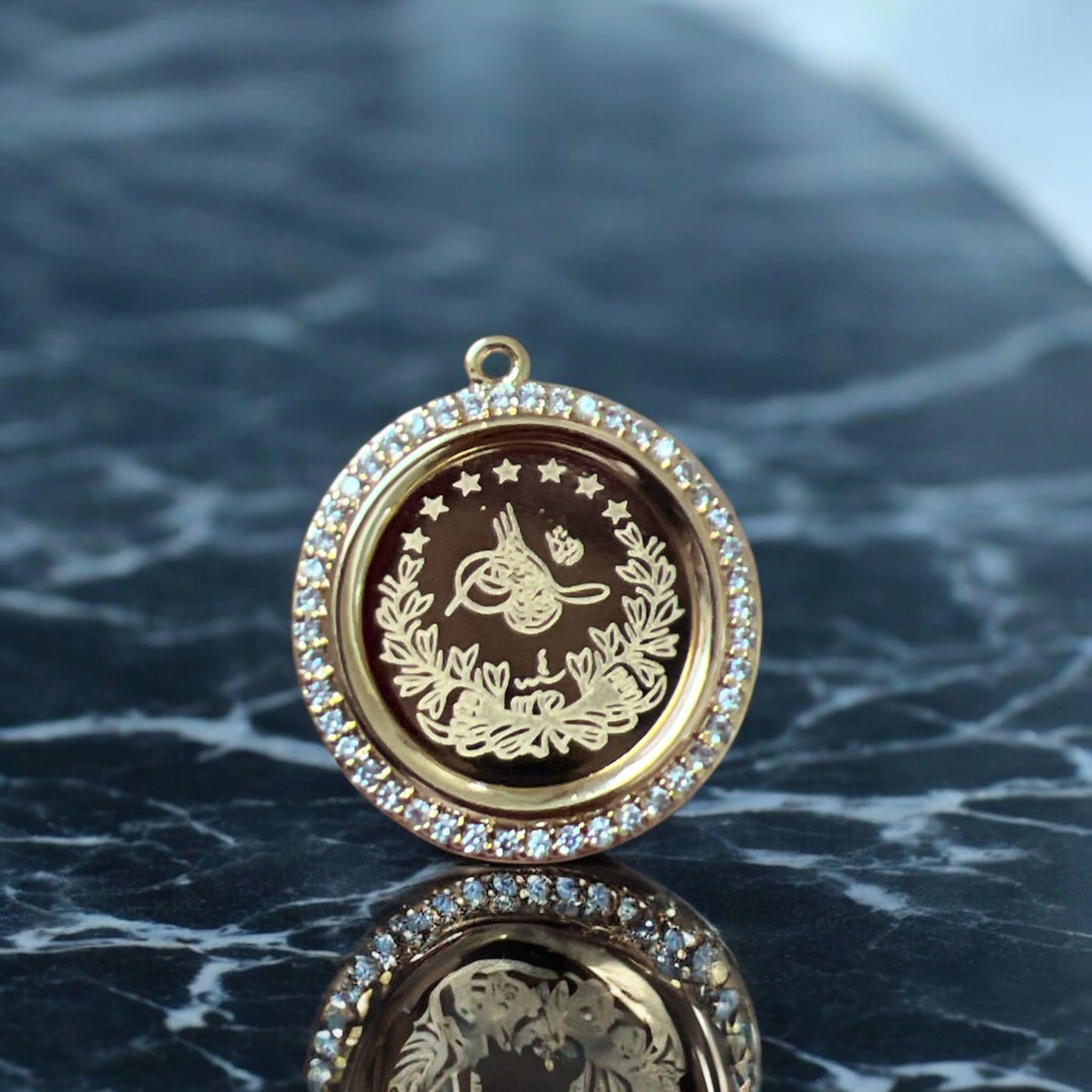 Golden coin