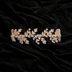 Nablus crystal gold headband
