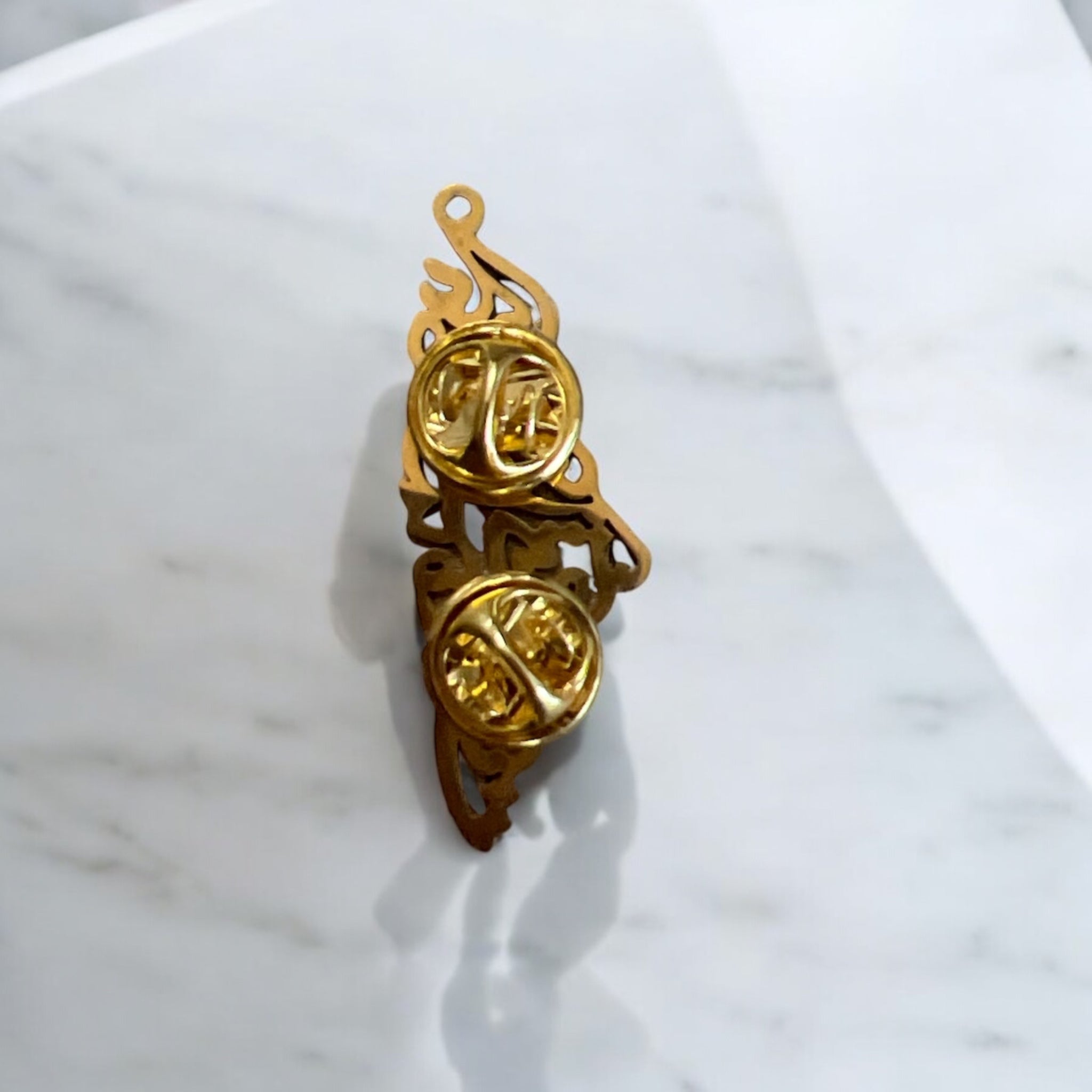 Palestine map and Mahmoud Darwish quote pin