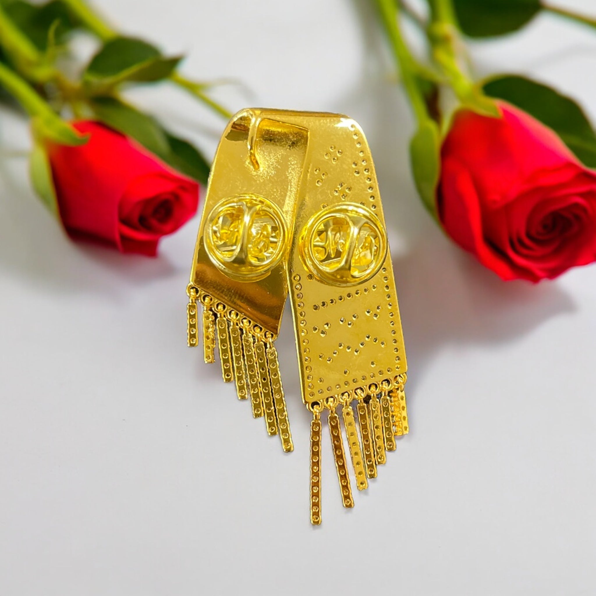 Kufya And Palestinian Flag Brooch