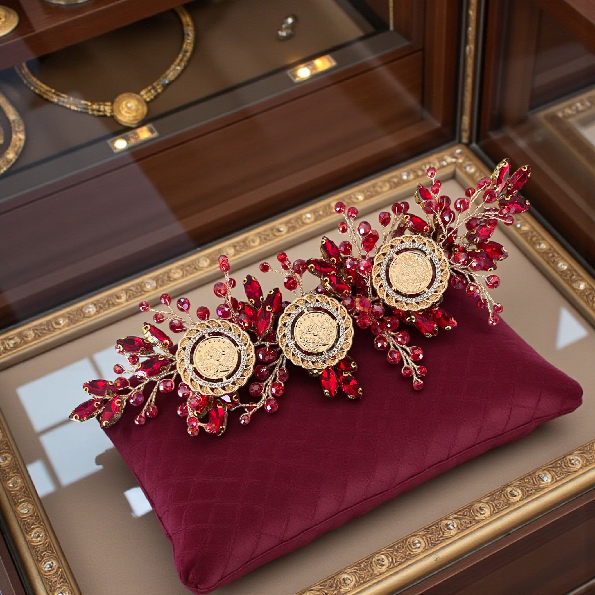 Kafr Qud II three Red and Gold headpiece