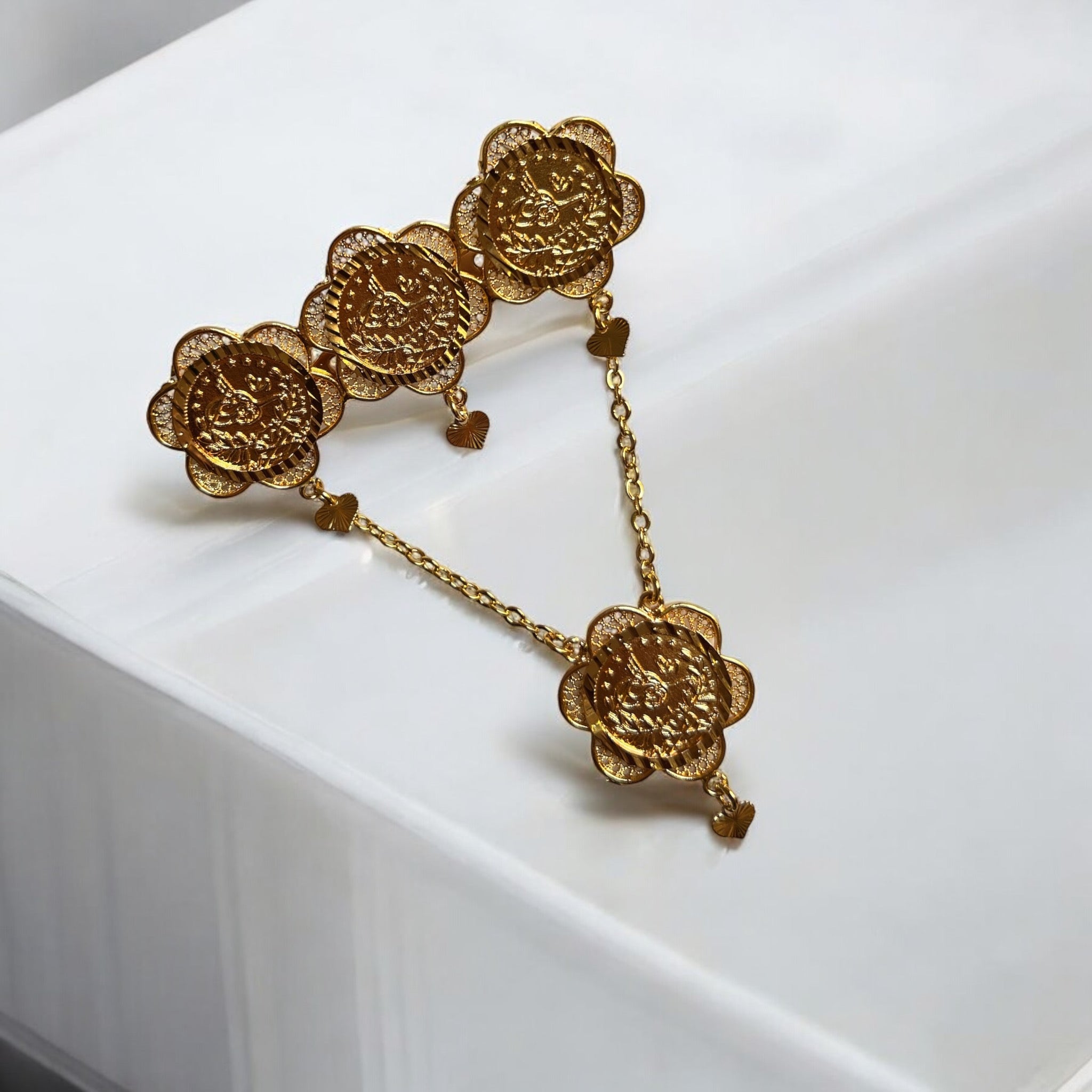 Ramallah four coins Brooch / Pin