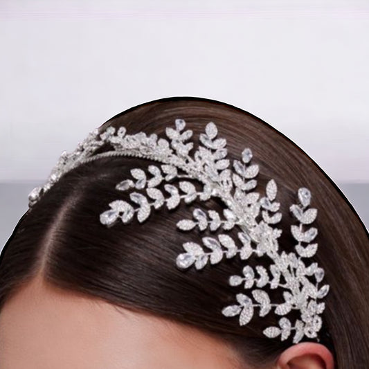 Safed Bridal headpiece