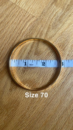Jammala pleated gold 
Bangle bracelets