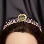 Dayr Tarif II Purple and Gold crown.