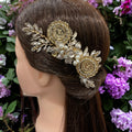 Al-Mazra'a al-Sharqiya Pearls and flowers liras coins hair comb