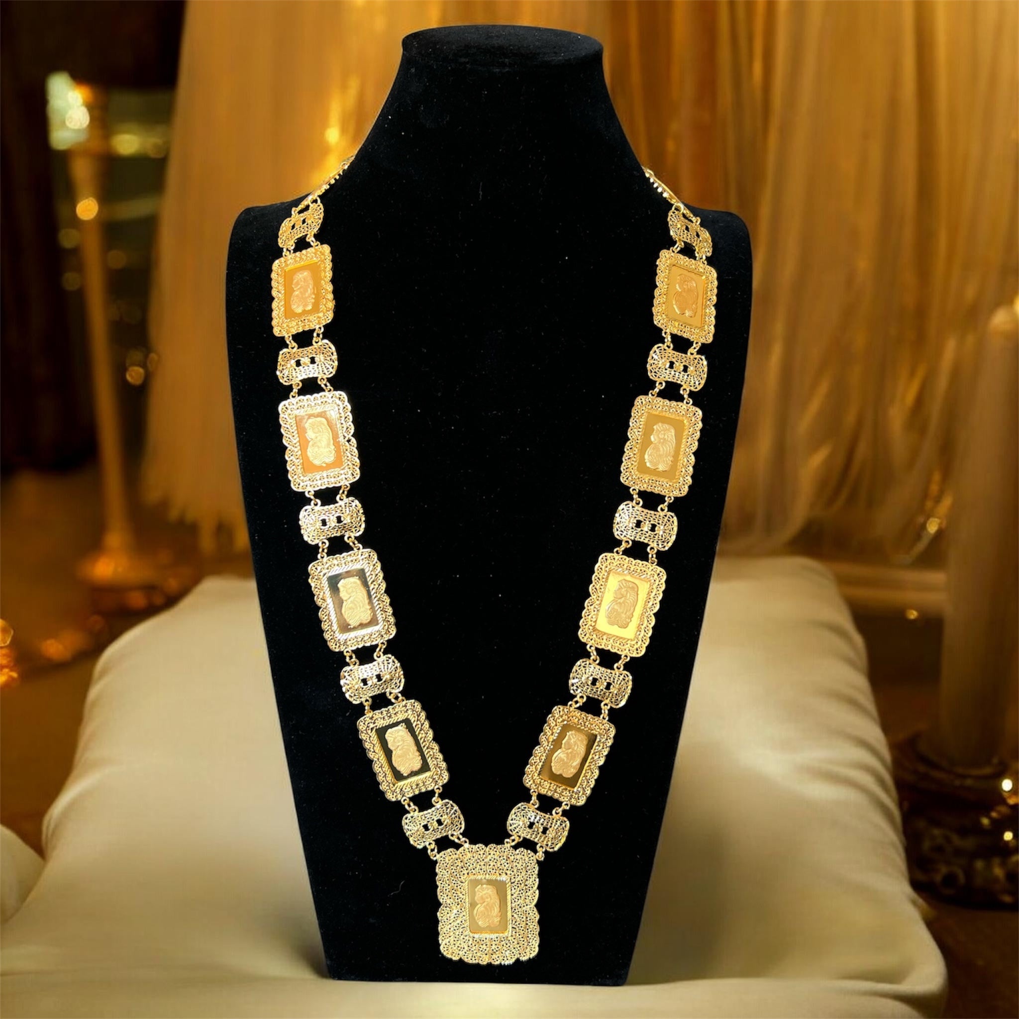 Beit Fajjar Ounces Kladas 21K Pleated Gold