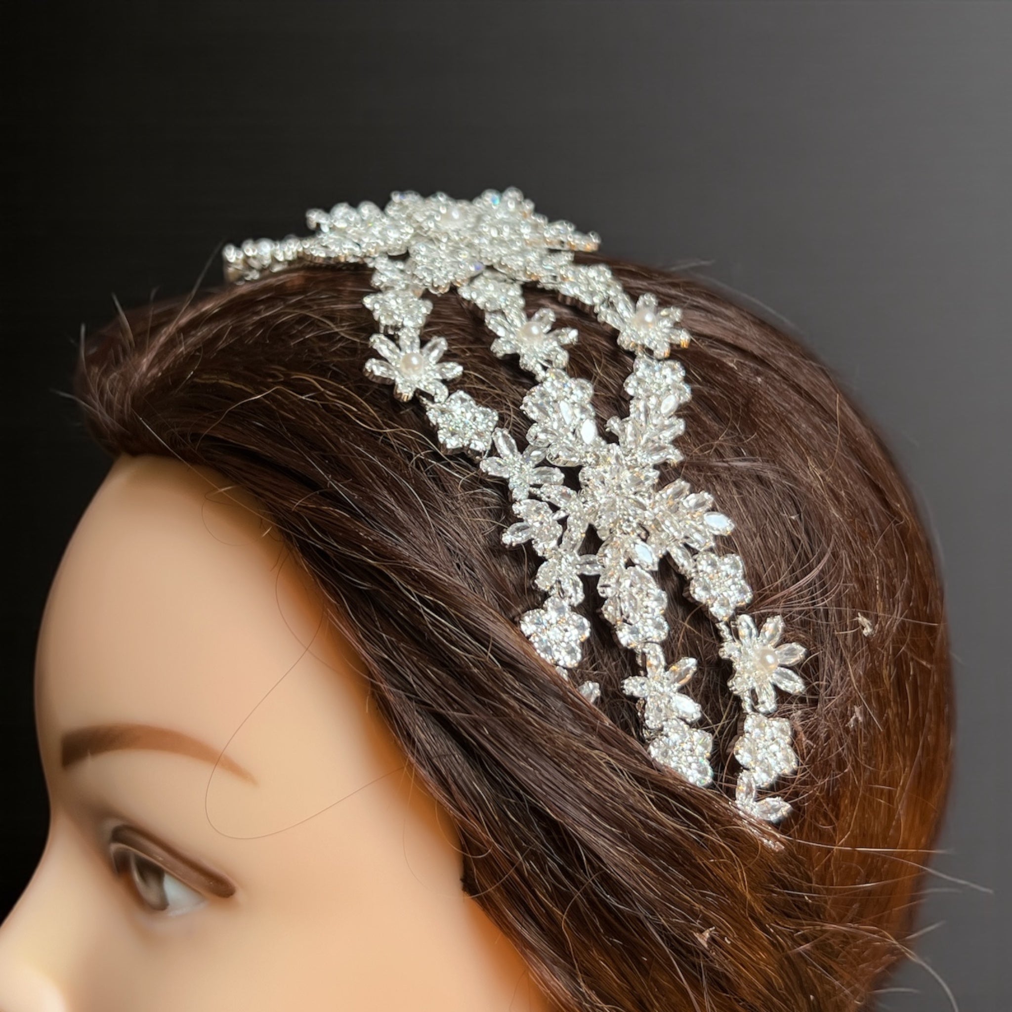 Zerin crystal Bride headband