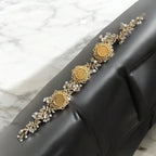 Jibiya three coins gold headpiece