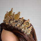 Deir Dibwan Gold and champagne crown