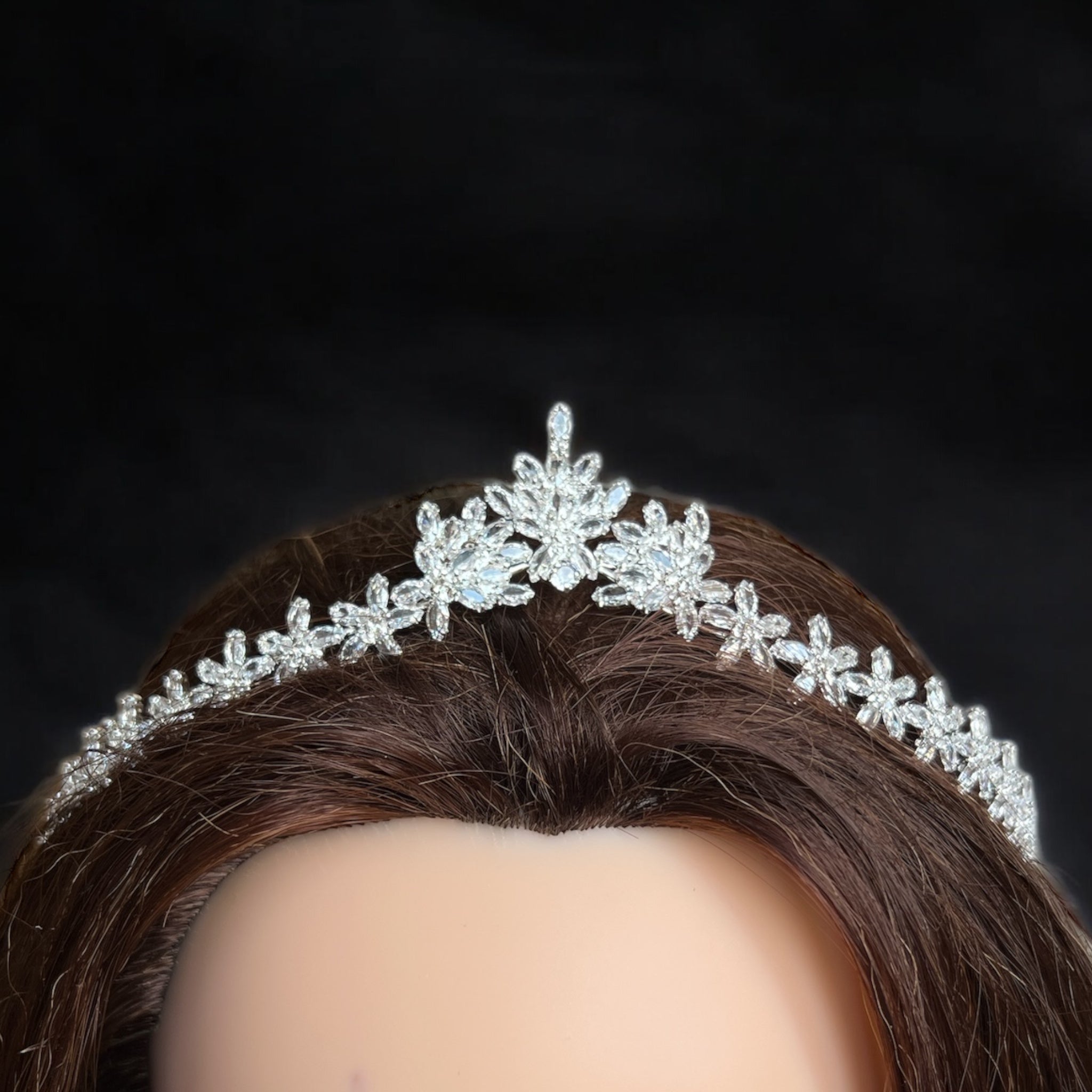 Bessan Bridal Crown with Zircon Stone