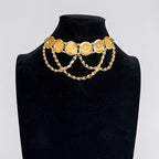 Nablus 21K pleated Gold choker